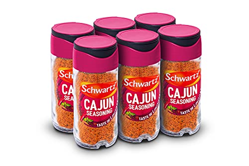 Schwartz Perfect Shake Cajun Würze 44 g, 6er Pack (6 x 44 g) von Schwartz