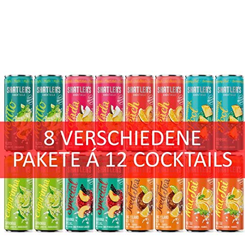 Shatler´s Cocktail - Paket (8 x 12 x 0,25l) inkl. 24EUR Dosenpfand von Schwarze und Schlichte GmbH