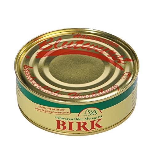 Schwarzwälder Metzgerei Birk Dosenwurst Hausmacher Blutwurst aus eigener Herstellung Schwarzwälder Metzgerei Birk Dosenwurst Hausmacher Blutwurst aus eigener Herstellung von Schwarzwälder Metzgerei Birk