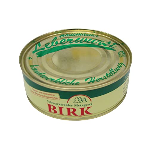 Schwarzwälder Metzgerei Birk Dosenwurst Hausmacher Leberwurst aus eigener Herstellung, Gewicht:200 Gramm Schwarzwälder Metzgerei Birk Dosenwurst Hausmacher Leberwurst aus eigener Herstellung, Gewicht:200 Gramm von Schwarzwälder Metzgerei Birk