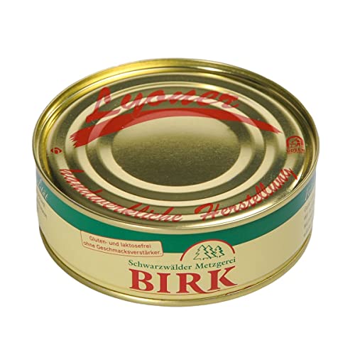 Schwarzwälder Metzgerei Birk Dosenwurst Lyoner aus eigener Herstellung, Gewicht:200 Gramm Schwarzwälder Metzgerei Birk Dosenwurst Lyoner aus eigener Herstellung, Gewicht:200 Gramm von Schwarzwälder Metzgerei Birk