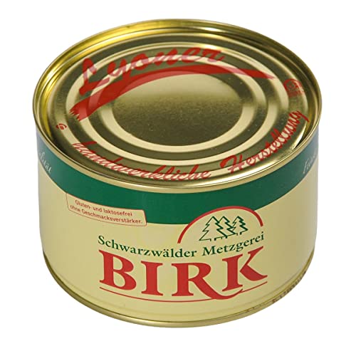 Schwarzwälder Metzgerei Birk Dosenwurst Lyoner aus eigener Herstellung, Gewicht:400 Gramm Schwarzwälder Metzgerei Birk Dosenwurst Lyoner aus eigener Herstellung, Gewicht:400 Gramm von Schwarzwälder Metzgerei Birk