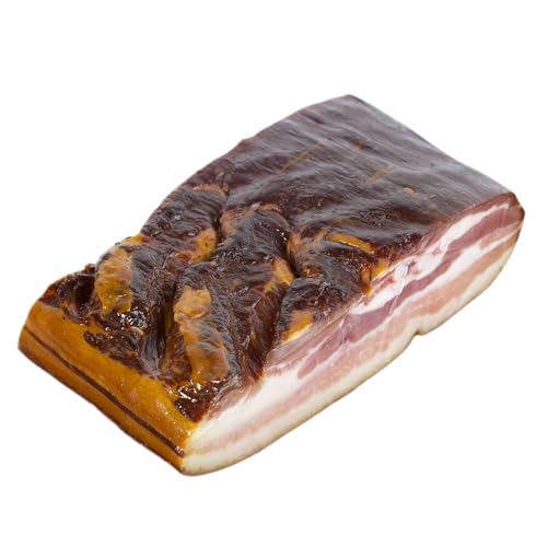 Schwarzwald Metzgerei – Schwarzwälder Bauchspeck am Stück 500gr mit herzhaft rauchigem Aroma – Speck vom Bauch ideal zum Vespern & Brotzeit - für Salate, Rührei, grüne Bohnen, Carbonara uvm. von Schwarzwald Metzgerei Schaufler