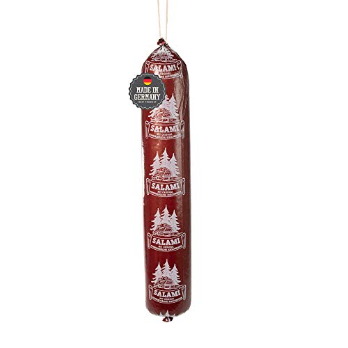 Schwarzwald Metzgerei Schaufler – Schwarzwälder Kirschwasser Salami im Naturreifeverfahren hergestellt – 1000g Salami am Stück mit mildem Kirschwasser-Aroma – Schwarzwälder Spezialität für Salami-Liebhaber von Schwarzwald Metzgerei