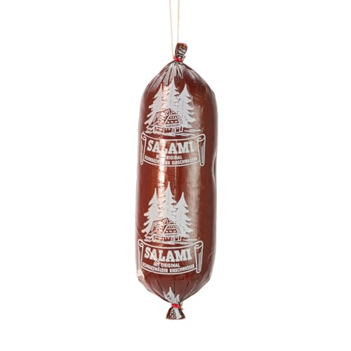 Schwarzwald Metzgerei Schaufler - Kirschwasser-Salami, mild im Geschmack, schmackhaft abgerundet durch das blumige Aroma des Kirschwassers - 500g am Stück von Schwarzwald Metzgerei