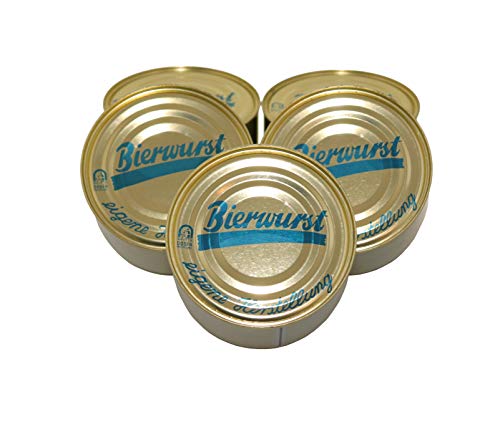 Schwarzwald Metzgerei - Wurstspezialitäten in Dosen - Bierwurst - 5 x 400g | 1 Jahr MHD | Handwerksproduktion Schwarzwald Metzgerei - Wurstspezialitäten in Dosen - Bierwurst - 5 x 400g | 1 Jahr MHD | Handwerksproduktion von Schwarzwald Metzgerei Schaufler