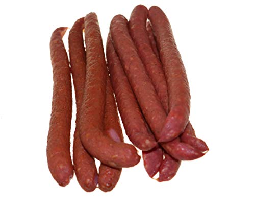 Schwarzwald Metzgerei – Salsiccia aus Schwarzwälder Räucherung– 5 Paar Rohwürste mit herzhaft rauchigem Aroma und pikanter Würzung – Italienische Spezialität für Wurst-Liebhaber von Schwarzwald Metzgerei Schaufler