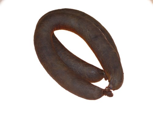 Schwarzwald Metzgerei – Chili Blutwurst aus Schwarzwälder Tradition – 1 Ring Schwarzwurst mit feinem Chiligeschmack – Schwarzwälder Spezialität für Wurst-Liebhaber von Schwarzwald Metzgerei Schaufler