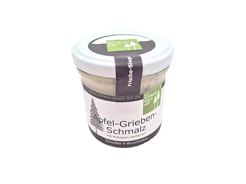 Adler Schwarzwald Art Apfel-Grieben Schmalz 140g Adler Schwarzwald Art Apfel-Grieben Schmalz 140g von SchwarzwaldArt
