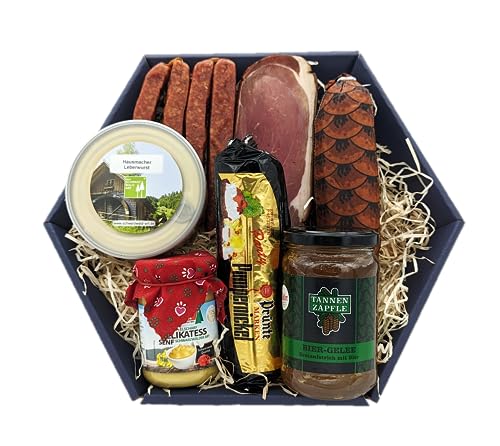 Genießer Schale SchwarzwaldArt - Adler Lebensmittel Geschenkidee, Original Schwarzwälder Spezialitäten, 1 Stück 8-teilig Genießer Schale SchwarzwaldArt - Adler Lebensmittel Geschenkidee, Original Schwarzwälder Spezialitäten, 1 Stück 8-teilig von SchwarzwaldArt