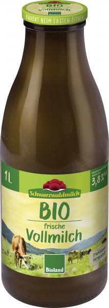 Schwarzwaldmilch Bio Frische Vollmilch 3,8% von Schwarzwaldmilch