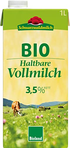 Schwarzwaldmilch Bioland - H-Vollmilch 3,5%, 12 x 1 Liter von Schwarzwaldmilch