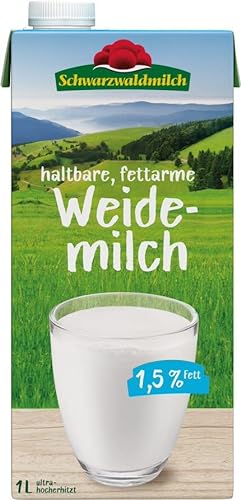 Schwarzwaldmilch - H-Weidemilch 1,5%, 12 x 1 Liter von Schwarzwaldmilch