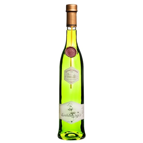 Schwechower Likör Waldmeister 0,5l (16% Vol) - grüner Waldmeisterlikör aus Mecklenburg von Schwechower Obstbrennerei GmbH