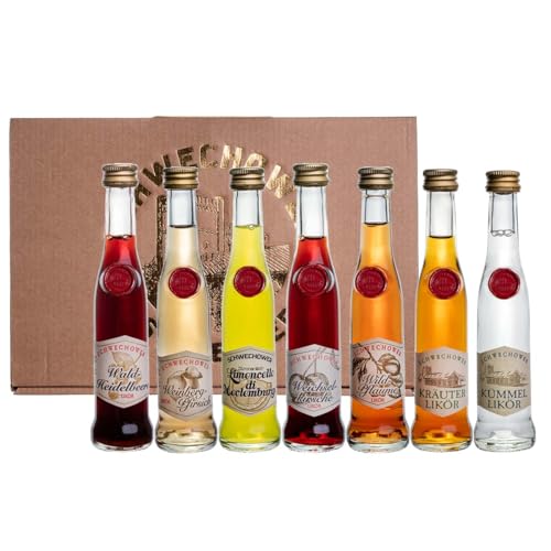 Alkohol Präsent " Kleine Liköre " - zum verschenken - Geschenkset/Schnapsgeschenk - Liköre aus der Schwechower Brennerei - kleine Flaschen - Gastgeschenk Alkohol Präsent " Kleine Liköre " - zum verschenken - Geschenkset/Schnapsgeschenk - Liköre aus der Schwechower Brennerei - kleine Flaschen - Gastgeschenk von Schwechower Obstbrennerei GmbH