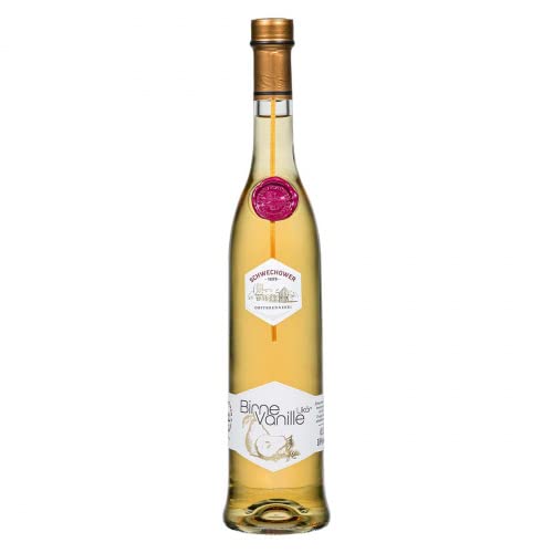 Schwechower Likör Birne-Vanille 0,5l (18% Vol.) - Edler Williams Birnenlikör mit Vanille verfeinert 500ml | Aromen von reifer Birne, feinster Vanille und einem hochklassigen Destillat von Schwechower Obstbrennerei GmbH