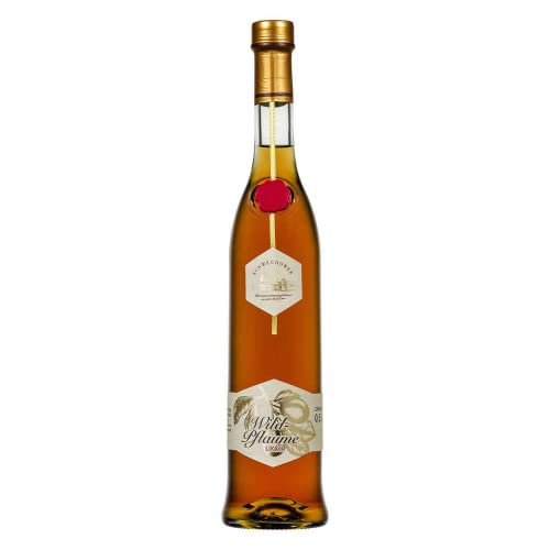 Schwechower Likör Wildpflaume 0,5l (22% Vol.) - Sehr beliebter, edler feinherber Pflaumenlikör aus Wildflaumen 500ml von Schwechower 1229