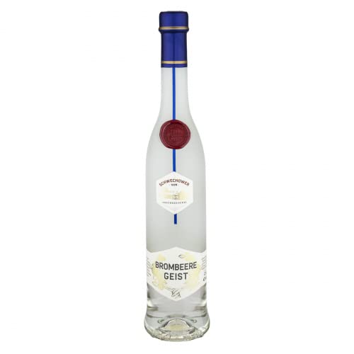 Schwechower Obstgeist Brombeere 0.5l (40% Vol.) - feinfruchtiger Geist aus reifen Brombeeren - Brombeergeist 500ml von Schwechower Obstbrennerei GmbH