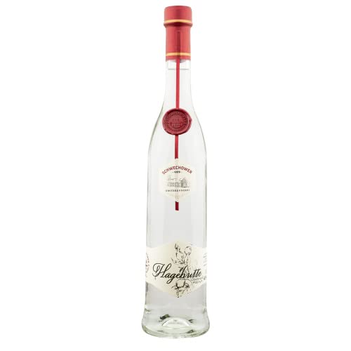 Schwechower Platinum Obstbrand Hagebutte 0.5l (40% Vol.) - LIMITIERT - Hagebuttenbrand - Edelbrand - Hagebuttenschnaps 500ml von Schwechower Obstbrennerei GmbH