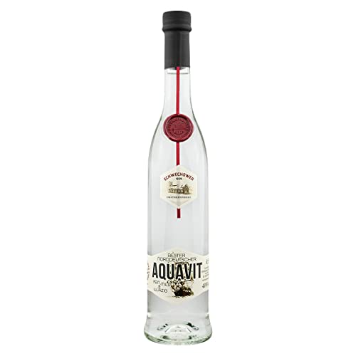 Schwechower Aquavit Original 0.5l (40% Vol) | Bester norddeutscher Aquavit | Kümmel & Dillsamen | 500ml Flasche | Schnaps aus Deutschland | Schwechower Obstbrennerei (1229) von Schwechower Obstbrennerei GmbH