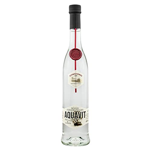 Schwechower Aquavit Original 0.5l (40% Vol.) - Bester norddeutscher Aquavit aus Kümmel- & Dillsamen - Köm 500ml von Schwechower Obstbrennerei GmbH