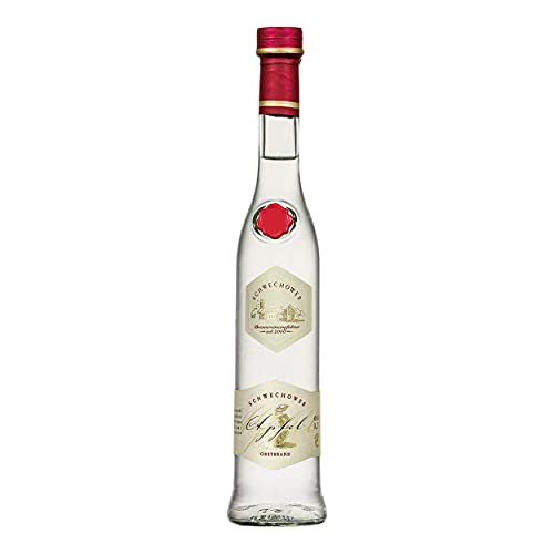 Schwechower Obstbrand Apfel 0,2l (40% Vol) Edler Apfelbrand aus besten Mecklenburger Äpfeln 200ml von Schwechower Obstbrennerei GmbH