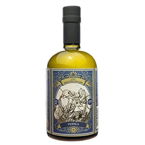 WODKA 0.5l (40% Vol) - Waldwodka - Mecklenburger Vodka - 1229 Waldschnaps | aus hochwertigem Getreide hergestellt | klare und reine Spirituose von Schwechower Obstbrennerei GmbH