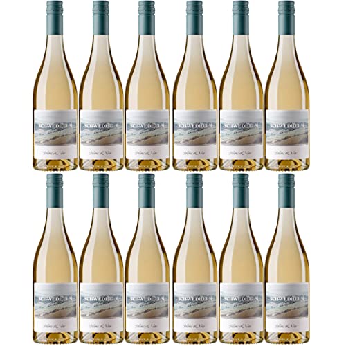 Schwedhelm Blanc de Noir Gutswein Weißwein Wein trocken QbA Deutschland I Versanel Paket (12 x 0,75l) von Schwedhelm