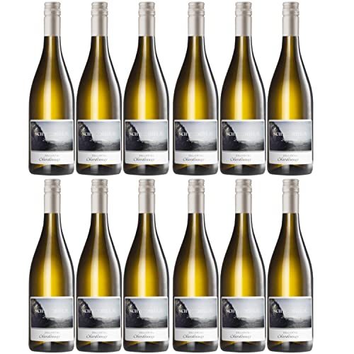 Schwedhelm Chardonnay Zellertal Weißwein Wein trocken QbA Deutschland I Versanel Paket (12 x 0,75l) von Schwedhelm