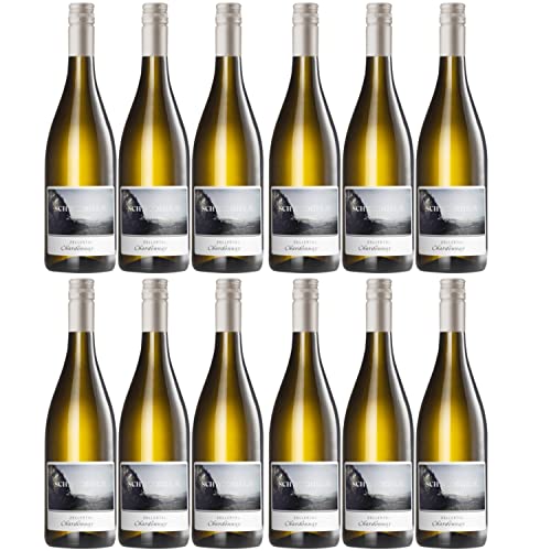 Schwedhelm Chardonnay Zellertal Weißwein Wein trocken QbA Deutschland I Versanel Paket (12 x 0,75l) von Schwedhelm