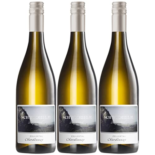 Schwedhelm Chardonnay Zellertal Weißwein Wein trocken QbA Deutschland I Versanel Paket (3 x 0,75l) von Schwedhelm