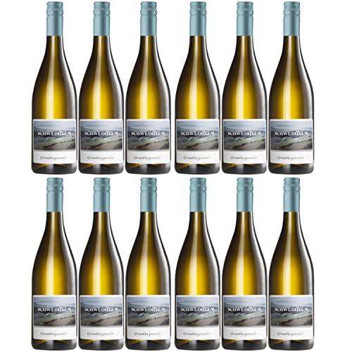 Schwedhelm Grauburgunder Gutswein Weißwein Wein trocken QbA Deutschland I Versanel Paket (12 x 0,75l) von Schwedhelm