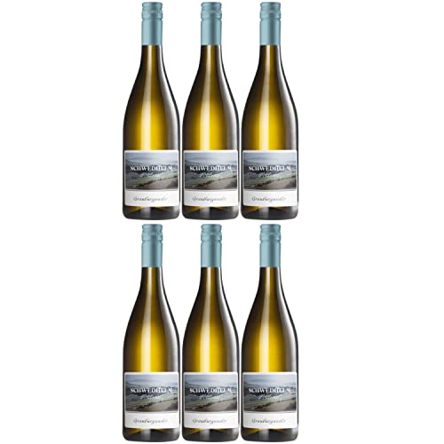 Schwedhelm Grauburgunder Gutswein Weißwein Wein trocken QbA Deutschland I Versanel Paket (6 x 0,75l) von Schwedhelm