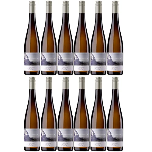 Schwedhelm Riesling Zellertal Weißwein Wein trocken QbA Deutschland I Versanel Paket (12 x 0,75l) von Schwedhelm