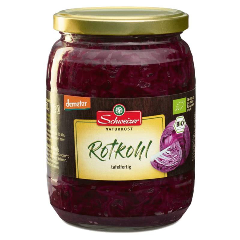 Bio Rotkohl tafelfertig von Schweizer