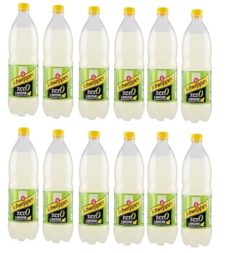 12x Schweppes Limone Zero Kohlensäurehaltiges Erfrischungsgetränk mit Zitrone ohne Zuckerzusatz 600ml 12x Schweppes Limone Zero Kohlensäurehaltiges Erfrischungsgetränk mit Zitrone ohne Zuckerzusatz 600ml von SCHWEPPES