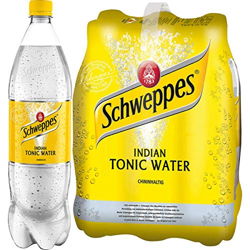 DPG Schweppes Indian Tonic Water 6 x 1,25l (inkl. 1,50 Euro Pfand) von Schweppes