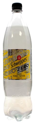 Schweppes Indian Tonic Water Zero, 12er Pack (12 x 1.25 l) EINWEG von Schweppes