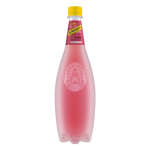 Schweppes Tonic Pink mit Johannisbeergeschmack, Erfrischungsgetränk, PET-Flasche 1 l Schweppes Tonic Pink mit Johannisbeergeschmack, Erfrischungsgetränk, PET-Flasche 1 l von Schweppes