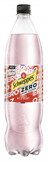 Schweppes Russian Wild Berry Zero ohne Zucker (Einweg) von Schweppes