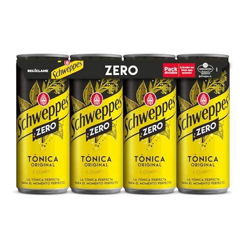 Schweppes Tónica Zero, Sin Azúcar ni Calorías, 8 x 33 cl von Schweppes