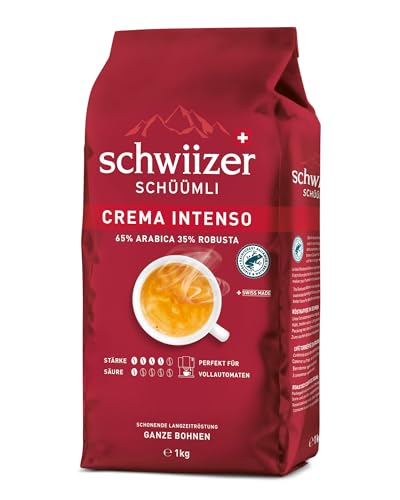 Schwiizer Schüümli Intenso, Kapsel, Bohnenkaffee 1kg - Intensität 4/5 - UTZ-zertifiziert von Schwiizer Schüümli