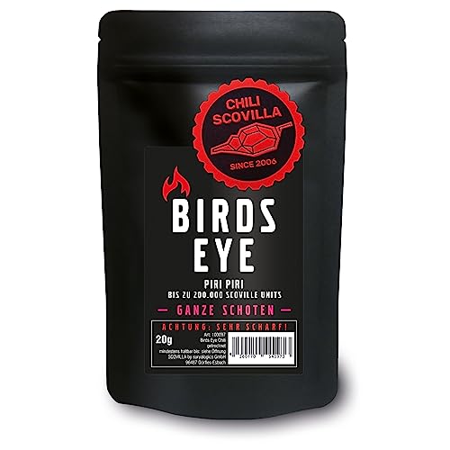 CHILI SCOVILLA Birds Eye, Schoten im SealPack, 20g von Scovilla