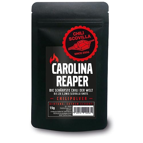 CHILI SCOVILLA Carolina Reaper Pulver im SealPack, 15g von Scovilla