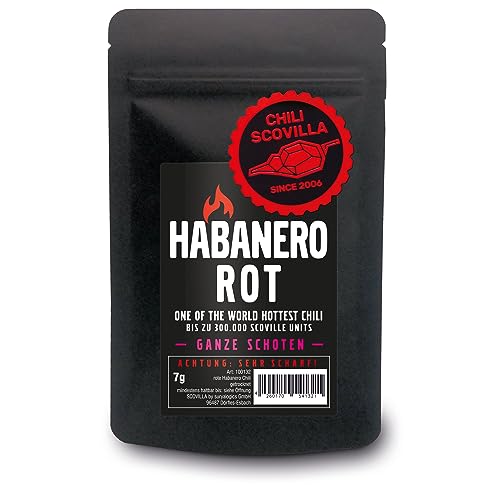 CHILI SCOVILLA Habanero Rot Schoten im SealPack, 7g CHILI SCOVILLA Habanero Rot Schoten im SealPack, 7g von Scovilla