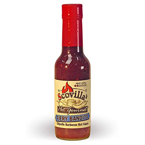 Scovillas Hot Gourmet FIERY BANDITO Chipotle Barbecue Hot Sauce, 148ml von Hot Gourmet