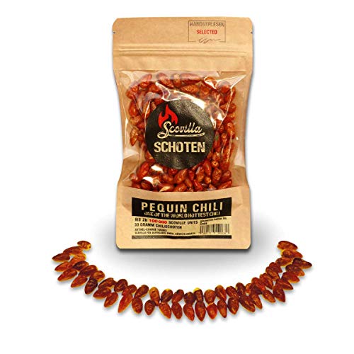 Scovillas Pequin Chili Schoten, getrocknet, 30g Scovillas Pequin Chili Schoten, getrocknet, 30g von Scovilla