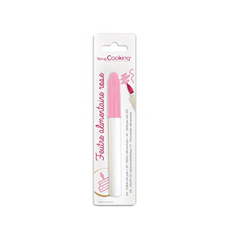 Filzstift mit Lebensmittelfarbe - Rosa von ScrapCooking
