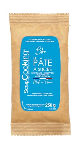 SCRAP COOKING Pâte à Sucre, Bleu, 250 g - Pour Gâteaux, Pâtisseries - 7224 SCRAP COOKING Pâte à Sucre, Bleu, 250 g - Pour Gâteaux, Pâtisseries - 7224 von ScrapCooking