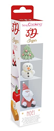 ScrapCooking - 3D-Weihnachten-Zuckerdekorationen - Essbare Zucker Tortendeko - Deko für Cupcakes, Backwaren, Desserts, Kuchen, Kekse - Tannenbaum, Weihnachtsmann, Schneemann - 7008 ScrapCooking - 3D-Weihnachten-Zuckerdekorationen - Essbare Zucker Tortendeko - Deko für Cupcakes, Backwaren, Desserts, Kuchen, Kekse - Tannenbaum, Weihnachtsmann, Schneemann - 7008 von ScrapCooking